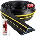 Jin&Bao Universal Garage Door Threshold Seal 10FT Rubber Strip & 1 Adhesive