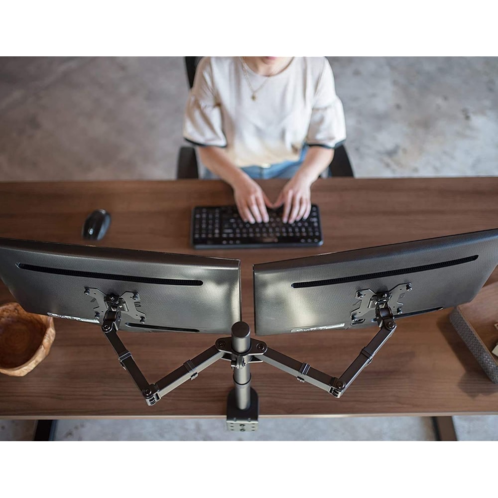 JIN OFFICE Dual Monitor Stand | Supports 13-32 Inch Screens| 10kg ...