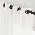 jinchan Linen Curtains 84 Inches Long for