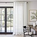 jinchan Linen Curtains Light Filtering Back Tab