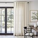 jinchan Linen Curtains Light Filtering Back Tab