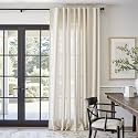 jinchan Linen Curtains Light Filtering Back Tab