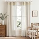 jinchan Linen Curtains for Living Room Bedroom