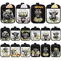 Jingmore 12 Pcs Highland Cattle Pot Holders with Pocket
