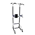 Free Standing Pull Up Bar,Parallel Bar,Dips Stationand Push Up Bar- Power Tower, 10,G,