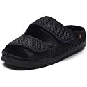 JIONS Women Men Adjustable Velcr Extra Wide Shoes Swollen Feet Diabetic