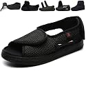 JIONS Women Men Adjustable Velcr Extra Wide Shoes Swollen Feet Diabetic