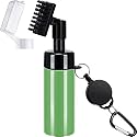 Jishi Golf Club Cleaner Brush, Water Spray Golf Cleaning Tool Accessories for Men Women Golfers, Cool Unique Golfing Gifts - 5oz Leak Proof Bottle w/Cover Cap & Retractable Zip-line Aluminum Carabiner