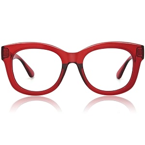 JiSoo Oversized Reading Glasses for Women Men