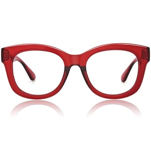 JiSoo Oversized Reading Glasses for Women Men