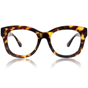JiSoo Oversized Reading Glasses for Women Men