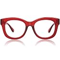 JiSoo Oversized Reading Glasses for Women Men