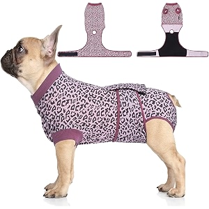 Jiupety Dog Recovery Suit Adjustable Dogs Bodysuit