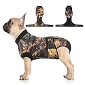Jiupety Dog Recovery Suit Adjustable, Not Fit Slim and Long Body, Dog Suit for Surgery Recovery, L Size, Anti-Licking Surgical Dog Onesies, Tie-dye