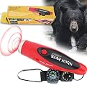 JIUSAIRUI 120dB Electronic Air Horn with Compass &amp; Thermometer- Bear Horn to Scare Bears - Self Defense for Hiking