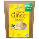 Jiva Organic Ginger Powder 1.75 Pound Bulk Bag - Non-GMO, Finely Ground, Keto, Raw & Pure Ground Ginger Root
