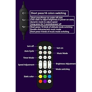 rgb lamp corner floor lamp mood lighting 56 inch remote control standing led corner lamp dimmable led light for living room bedroom game room party 30 scene modes 300 color