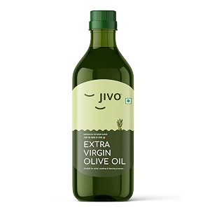 jivo extra virgin olive oil 1 litre  imported from spain  high in mufa  contains vitamin e  cholesterol-free oil  ideal for salads dressings soups dips amp marinades