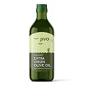 Jivo Extra Virgin Olive Oil 1 Litre | Imported from Spain | High in MUFA | Contains Vitamin E | Cholesterol-Free Oil | Ideal for Salads, Dressings, Soups, Dips &amp; Marinades