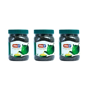 jivraj9 premium green tea jar combo trio pack assam green tea loose leaf 125gm each pack of 3