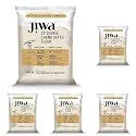 Jiwa 30 Degree Chana Sattu Flour/Atta | Patented Cold Pressed Flour | Slow Ground | Roasted Bengal Gram Atta | High Protein | Sattu Drink Powder | Gluten Free | 1 kg (Pack of 5)