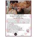 Jiyan art Love Contract Agreement with Pre Defined Terms &amp; Conditions (LOVE AGREEMENT YOUR PHOTO NAME AND DATE)