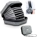 JJC 10 Pockets Hard Shell Lens Filter Bag Up to 95mm, Water Resistant & Dustproof, Camera Filter Pouch Carrying Case for Photography Round Filter with Microfiber Cleaning Cloth
