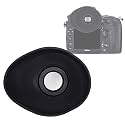 JJC EN-DK19G Large Eye Cup, Ergonomic Oval Soft TPU Rubber Eye Piece, D850 Eyecup Viewfinder, DK19 Replacement, 80 * 66 * 43mm, Compatible with Nikon D850 D810 D800E D800 D500 D3 D3S D3X D4 D4S D5 Df