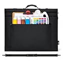 JJRING 18x24 Art Portfolio Tote Bag With Shoulder Strap, Black