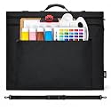 JJRING 20x26 Art Portfolio Tote Bag With Shoulder Strap, Black