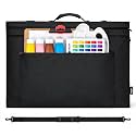 JJRING 24x36 Art Portfolio Tote Bag With Shoulder Strap, Black