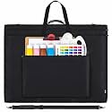 JJRING 36x48 Art Portfolio Tote Bag With Shoulder Strap, Black