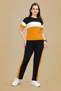 jk creation colorblock women track suit
