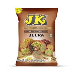 jk whole jeera cumin seeds 500g  premium aromatic indian cumin  fresh sabut jeera for tadka curries amp everyday cooking pack of 1