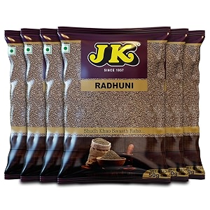 jk radhuni seeds 50g  authentic bengali spice wild celery  traditional whole bengali masala for curries amp bengali cooking 50g pack of 6