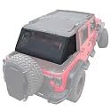 JK Sun Shade Compatible with Jeep Wrangler Sunshade Mesh Back Cage Cover