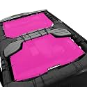 JK Sun Shade Top Compatible with Jeep Wrangler Sunshade Mesh Roof Pink