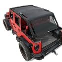 JK Sun Shade Top Compatible with Jeep Wrangler Sunshade Front&amp;Rear&amp;Back