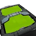 JK Sun Shade Top Compatible with Jeep Wrangler Sunshade Mesh Roof Green