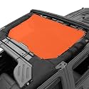 JK Sun Shade Top Compatible with Jeep Wrangler Sunshade Mesh Roof Front