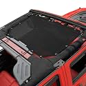 JK Sun Shade Top Compatible with Jeep Wrangler Sunshade Mesh Roof Front