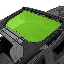 JK Sun Shade Top Compatible with Jeep Wrangler Sunshade Mesh Roof Front