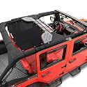 JK Sun Shade Top Compatible with Jeep Wrangler Sunshade Mesh Roof Rear Only