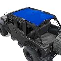JK Sun Shade Top Compatible with Jeep Wrangler Sunshade Mesh Roof Blue