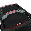 JK Sun Shade Top Compatible with Jeep Wrangler Sunshade Mesh Roof Black