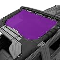 JK Sun Shade Top Compatible with Jeep Wrangler Sunshade Mesh Roof Front
