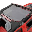 JK Sun Shade Top Compatible with Jeep Wrangler Sunshade Mesh Roof Front