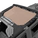 JK Sun Shade Top Compatible with Jeep Wrangler Sunshade Mesh Roof Front