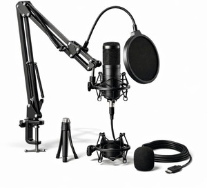 JK Vision AM-C1 USB Condenser Microphone Kit