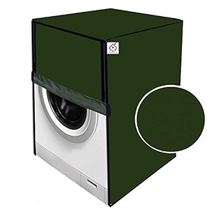polycarbonate water amp dustproof washing machine cover for whirlpool 9 kg fully automatic front loading solid pattern military